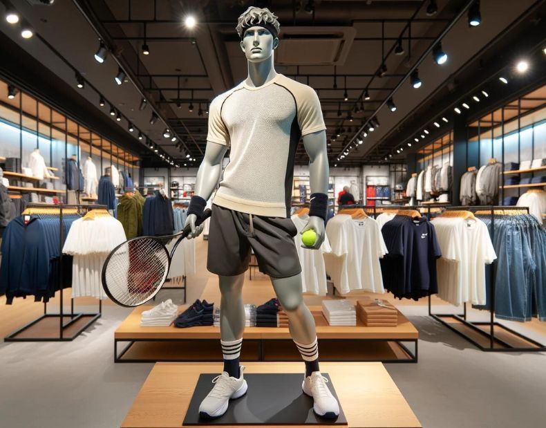 Sports mannequins at the heart of your store