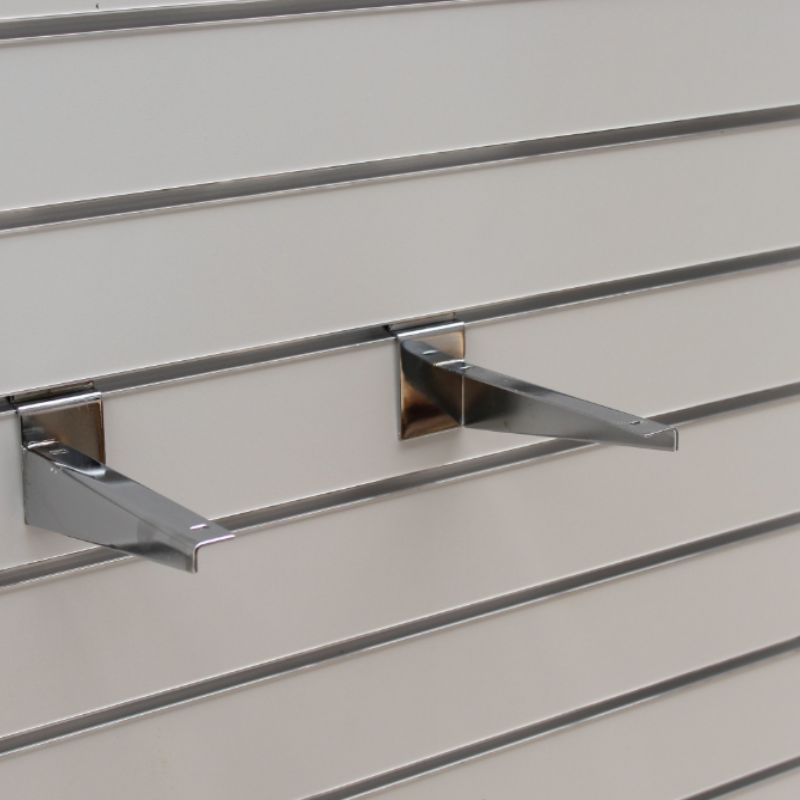 200 mm chrome-plated shelf support : Mobilier shopping