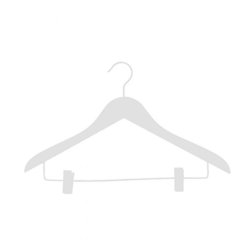 50 Wooden hanger 44 cm with Clips : Cintres magasin