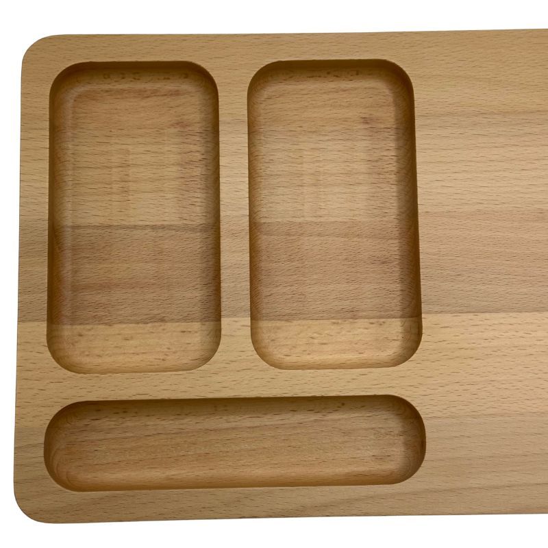 Image 1 : 50 x Wooden courtesy trays ...