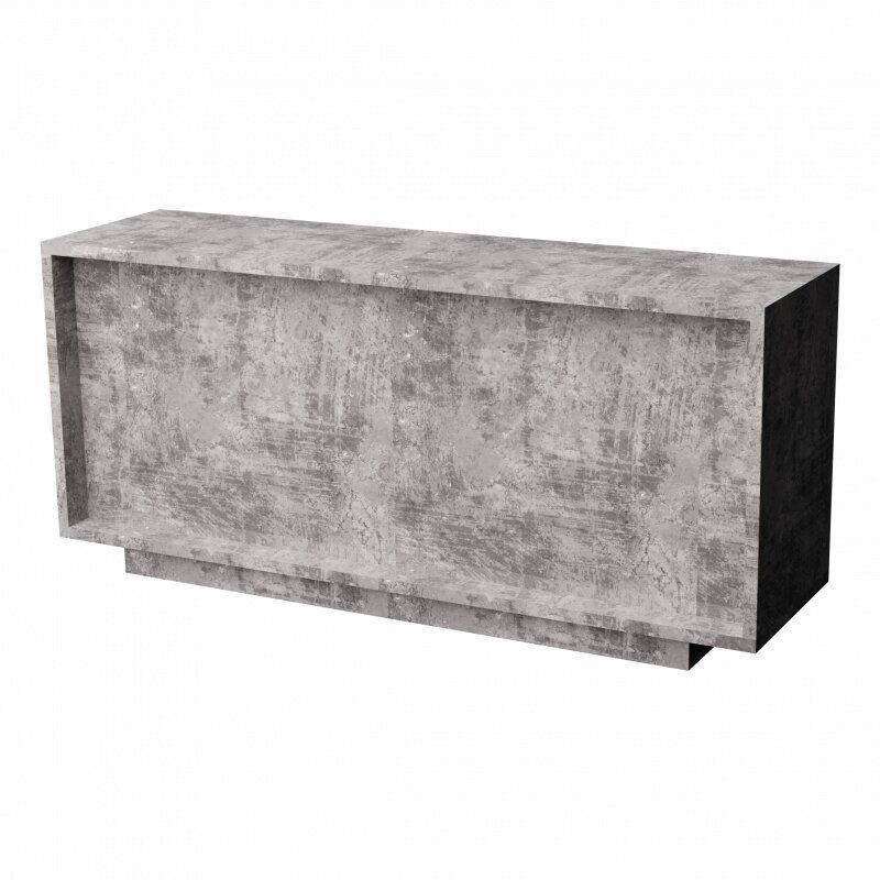 Bancone in cemento grigio 220 cm : Comptoirs shopping