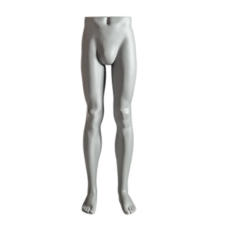 Coppia di gambe di manichino grigie : Mannequins vitrine