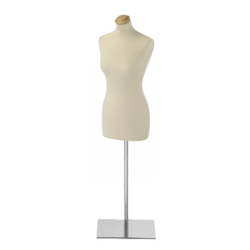 Couture woman&#039;s bust with square metal base : Bust shopping