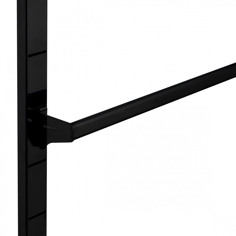 Front bar accessory for gondola store black 60 cm : Portants shopping