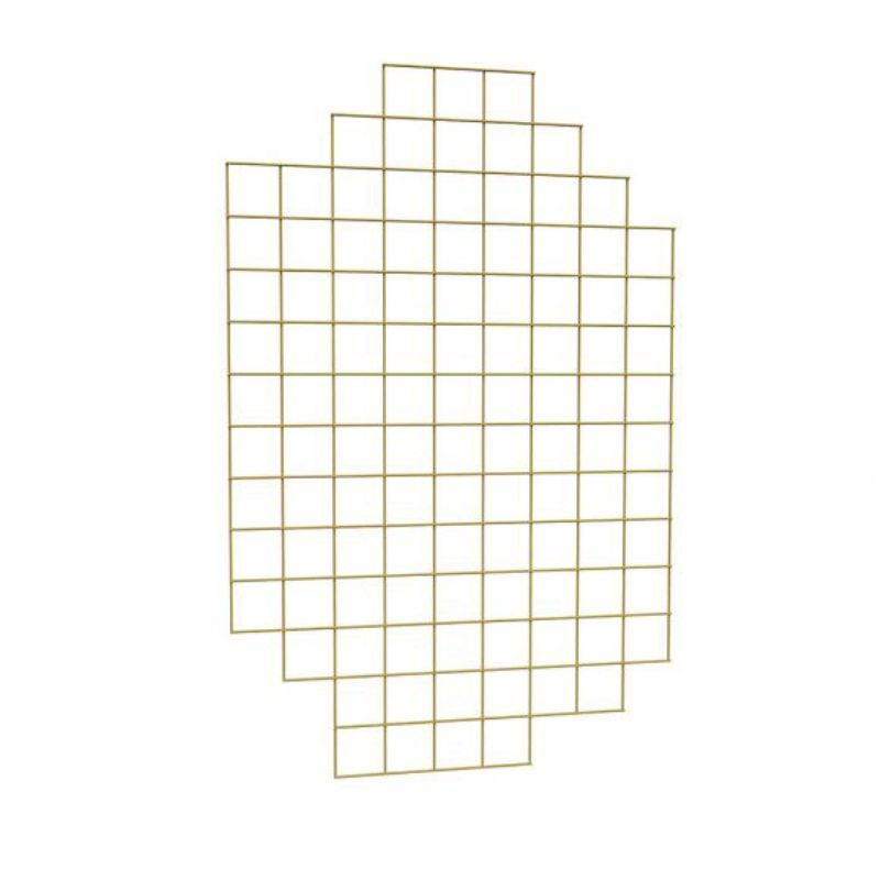 gold wire-mesh display - 1400x900 mm : Mobilier shopping