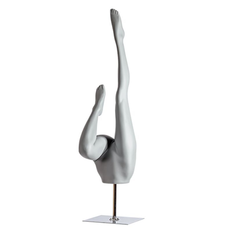 Leg start pelvis grey female mannequin with base : Mannequins vitrine