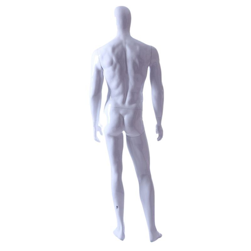 Image 1 : Sport white mannequin standing position ...