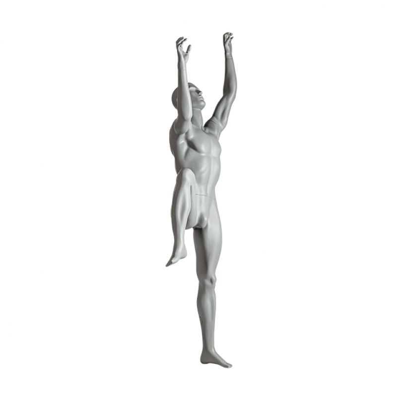 Image 1 : Mannequin male sport climbing grey ...