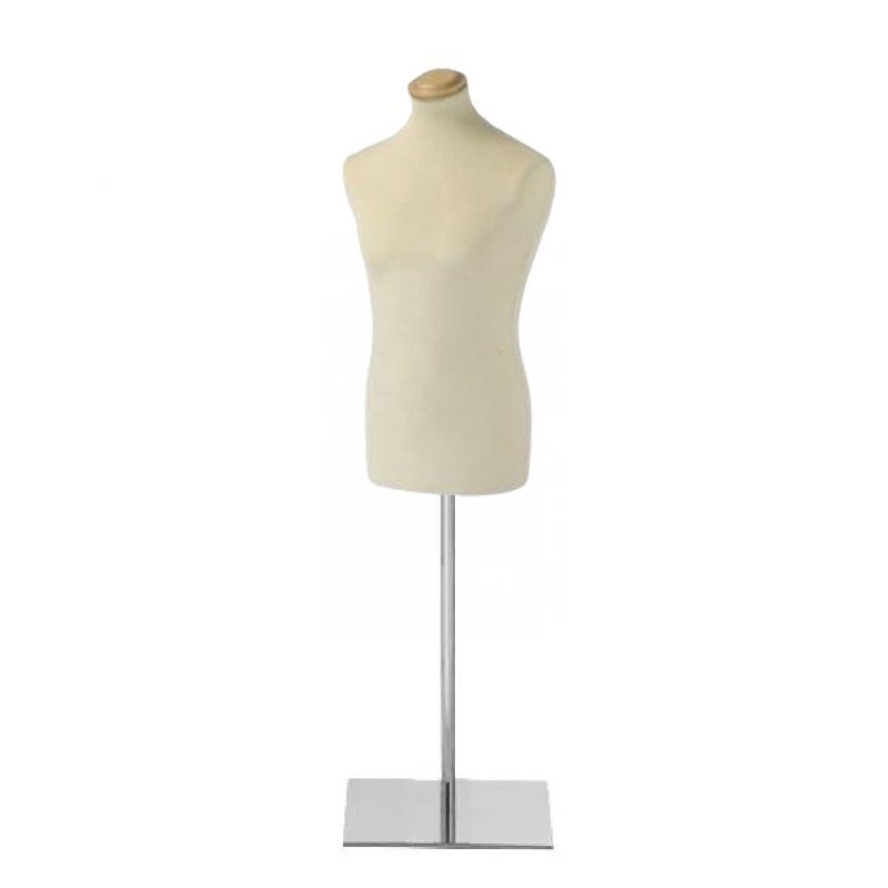 Men&#039;s couture bust with square metal base : Bust shopping