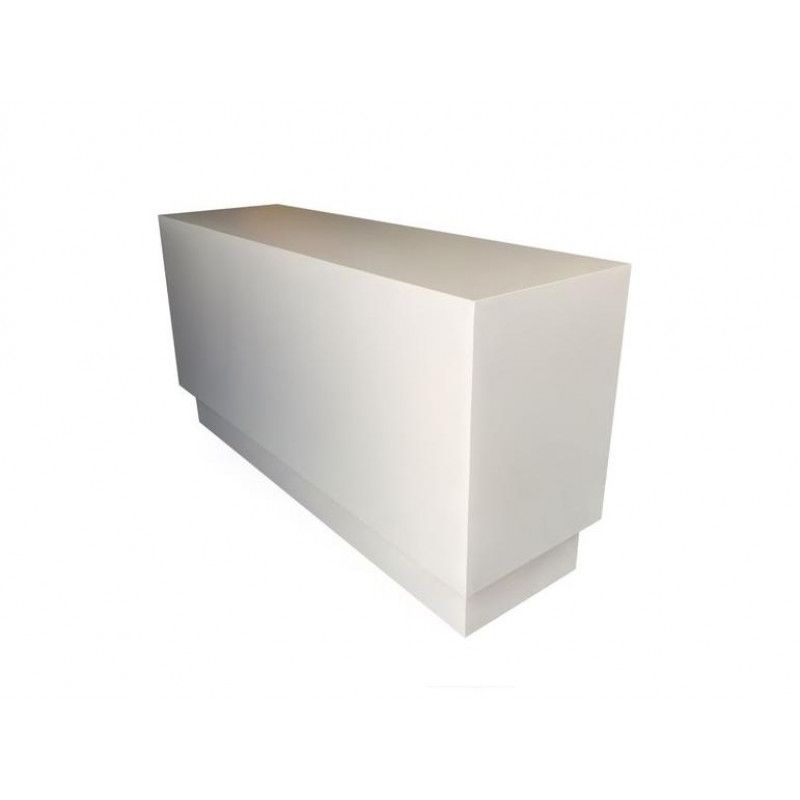 Piano in legno satinato bianco 120 cm : Comptoirs shopping