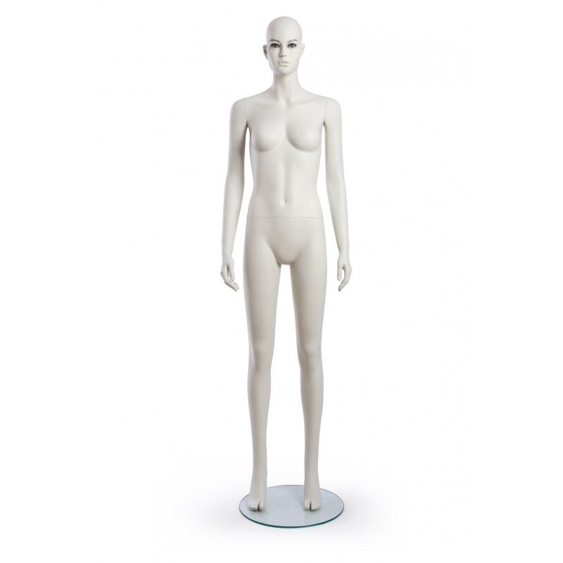 standing realistic female mannequin : Mannequins vitrine