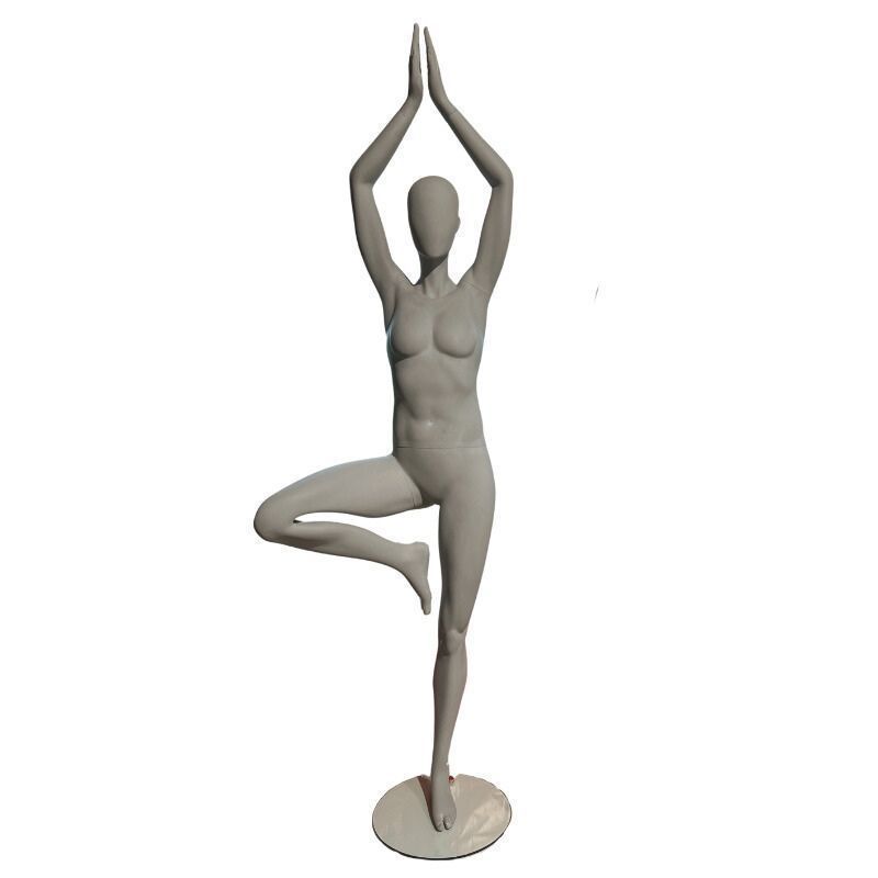Image 6 : Schaufensterpuppe abstrakte Frau in Yoga ...