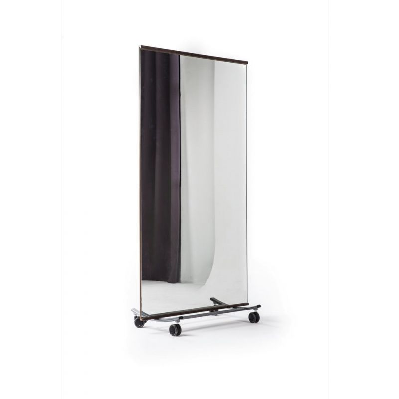 Shop mirror on castors 190x100cm : Mobilier shopping