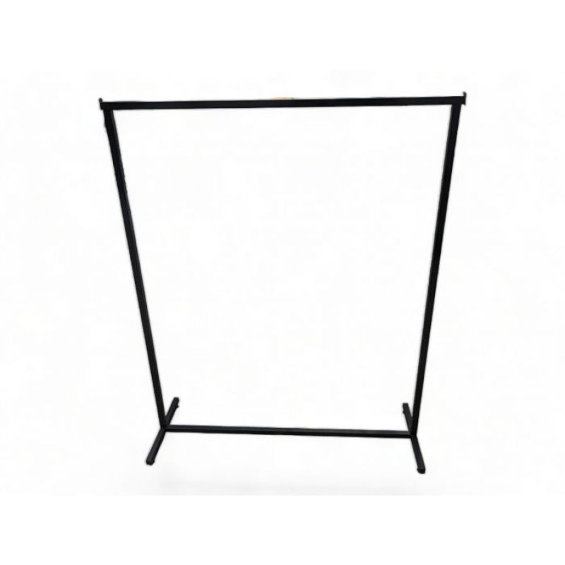 Image 3 : Straight clothes rack black 120cmx150cm ...