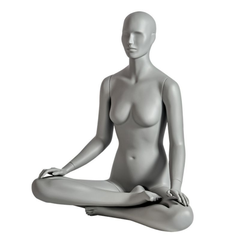 Image 1 : Model Frau sportlich in Meditationshaltung ...