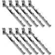 Image 0 : Pack of 10 - Chrome-plated ...
