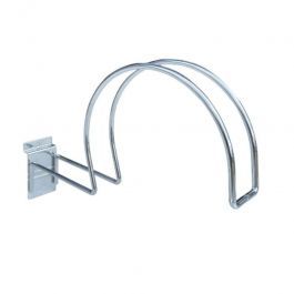 RETAIL DISPLAY FURNITURE - ACCESSORIES FOR SLATWALLS : Chrome-plated headset holder