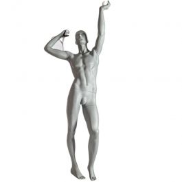 Mannequin homme sport position droite avec muscles