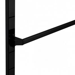 SHOPFITTING : Front bar accessory for gondola store black 60 cm