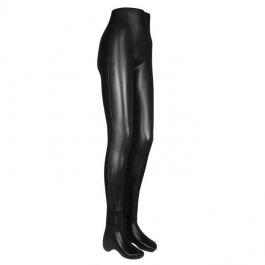 Gambe manichini Gambe manicho donna in plastica nera Mannequins vitrine