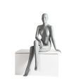 Image 0 : Abstract female gray window mannequin ...