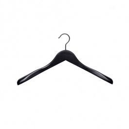SHOPFITTING : 10 hangers for coat black color 39 cm