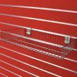 Image 1 : Large chrome-plated wire basket ...