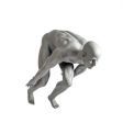 Image 2 : Male display mannequin grey (RAL ...