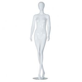 MANIQUI : Maniquí abstracto de mujer blanco brillante 190 cm