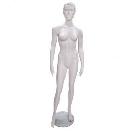 Mujer maniqui estilizada blanco mate 182 cm.