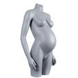 Image 0 : Pregnant woman mannequin - grey RAL7042 ...