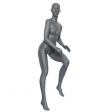 Image 1 : Mannequin vitrine femme gris (RAL ...