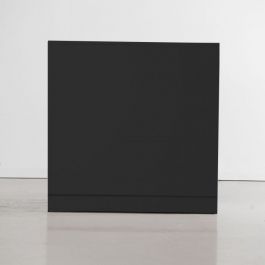 THEKENANLAGE UND VERKAUFSTISCH - THEKENANLAGE MODERN : Schwarzer glänzender tresen 100x100x60cm