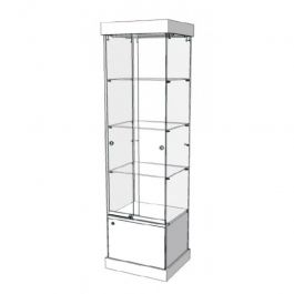 Standing display cabinet, retail display cabinet