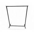 Image 3 : Straight clothes rack black 120cmx150cm ...