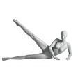 Image 0 : Sportmodel weiblich in dynamischer Position ...