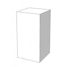 RETAIL DISPLAY FURNITURE : White podium for store 50 x 95 x 50cm