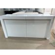 Image 1 : White wooden countertop with satin ...